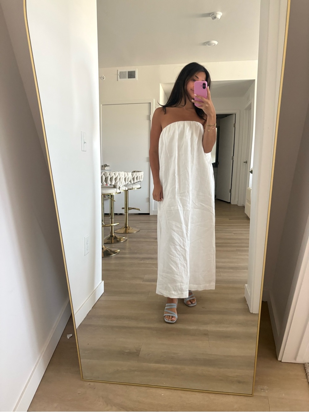 Aritzia Wilfred Fitzgerald Linen Maxi Dress
